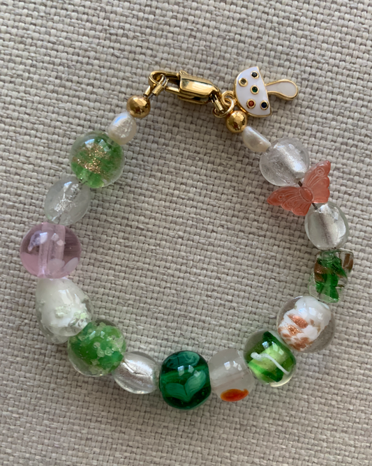 Springtime bracelet *glows in the dark*